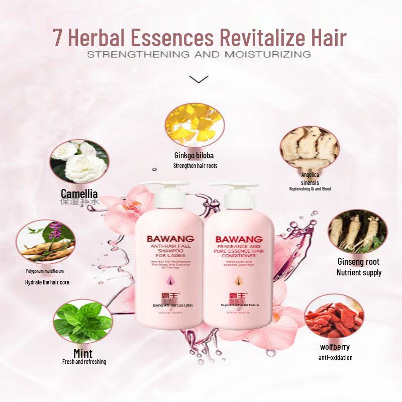 BaWang Women's Anti-Hair Loss Shampoo & Conditioner