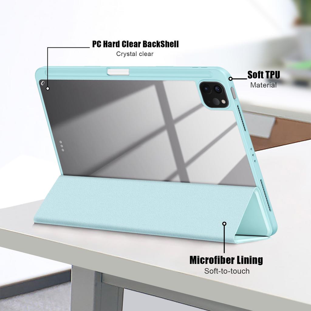 Kožené pouzdro s trojdílným stojánkem pro iPad Air 11 (2025)/(2024)/Vzduch (2022)/(2020)/Pro 11 (2022)/(2021)/(2020)/(2018)