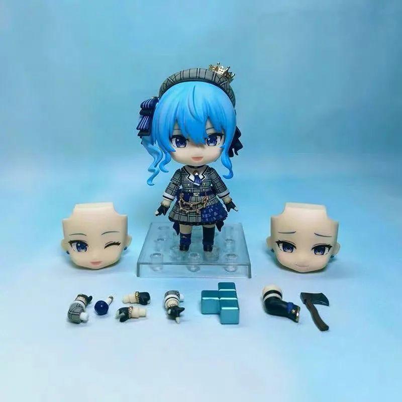 10Cm #1979 Hoshimachi Suisei Anime Girl Figure Vtuber #2741 Usada Pekora Action Figure Desk Decor Collection Model Doll Toy Gift