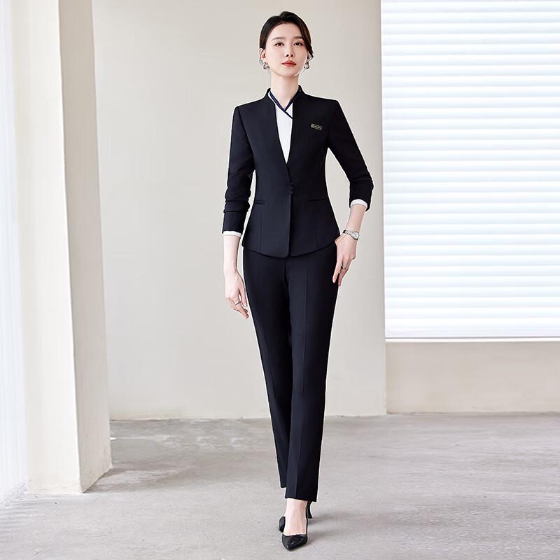 Kasey Women's Chinese Style Professional Suit Set