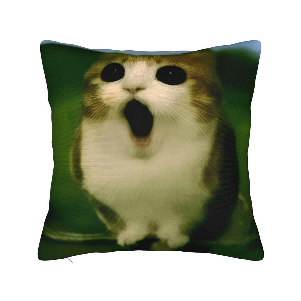 Povlak na polštář Meowl Kočka Sova Meme Pohodlný Potah na polštář na pohovku Domácí dekorace Moderní povlaky na polštáře