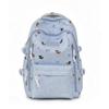 Schoolbag Casual Backpack Korean Simple Schoolbag Junior High School Women's Fashion College Style High School Students New Large-capacity Backpack