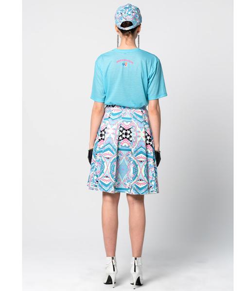 Greedius Circus Pony Print Skirt