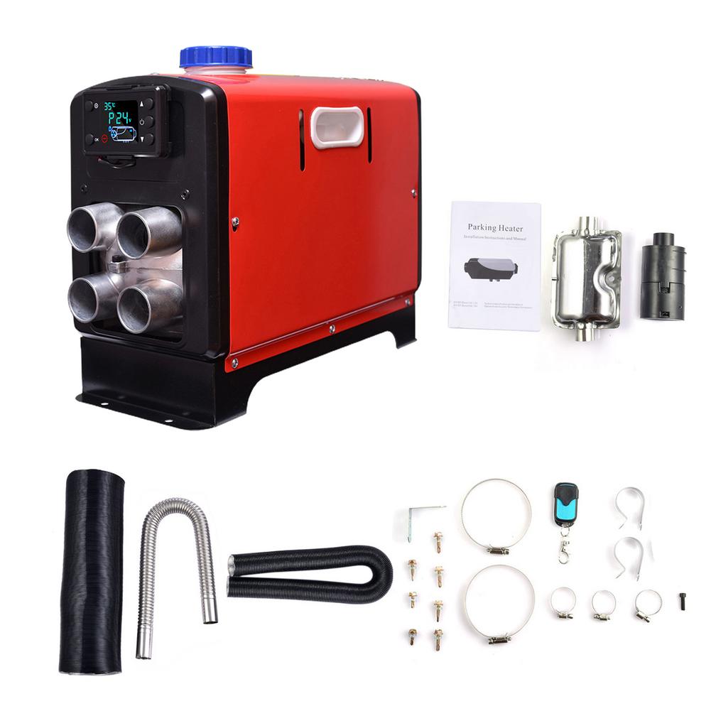 12V 8KW All Heater Adjustable Integrated Air Parking Warmer For Trucks Motor-Homes Boats Bus+LCD Key Switch