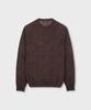 PANICALE Marino Wool Round Knit [Brown]