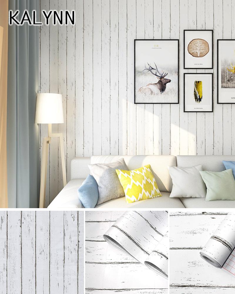 Vintage Wood Self Adhesive Paper Removable Peel Stick Wallpaper Blue Wood Panel Interior Film Leave No Trace Surfaces Easy Clean