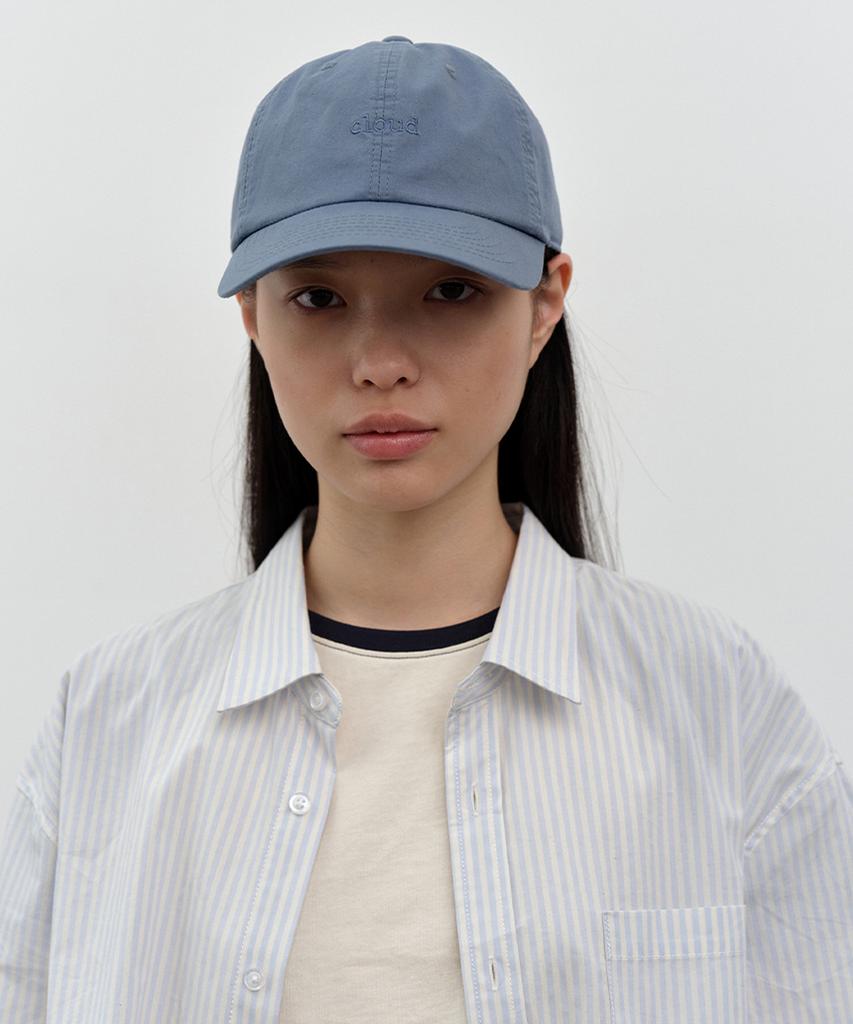 nau Palette Cotton Ball Cap Grayish Blue