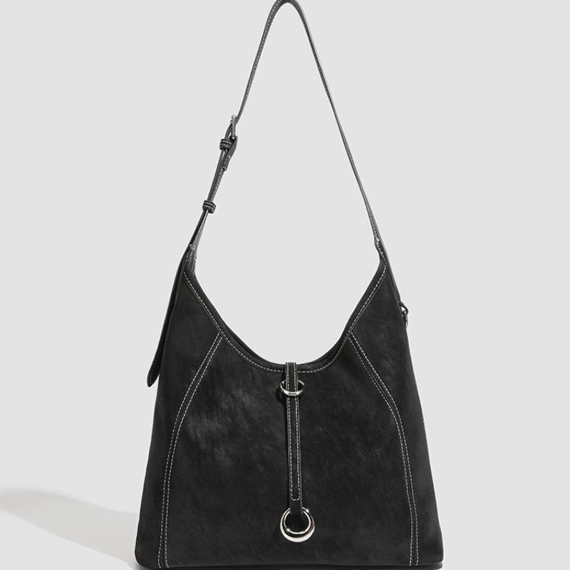 Retro Tote Bag with Large Capacity for Trendy Styling, with An Underarm Strap, A High-end Single Shoulder Bag.