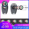 Für Alfa Romeo 10X 14mm Auto Schlüssel Abzeichen Aufkleber Symbol Logo Schlüsselhülle Fernbedienung Emblem Decal Für Alfa Romeo Giulietta Giulia 147
