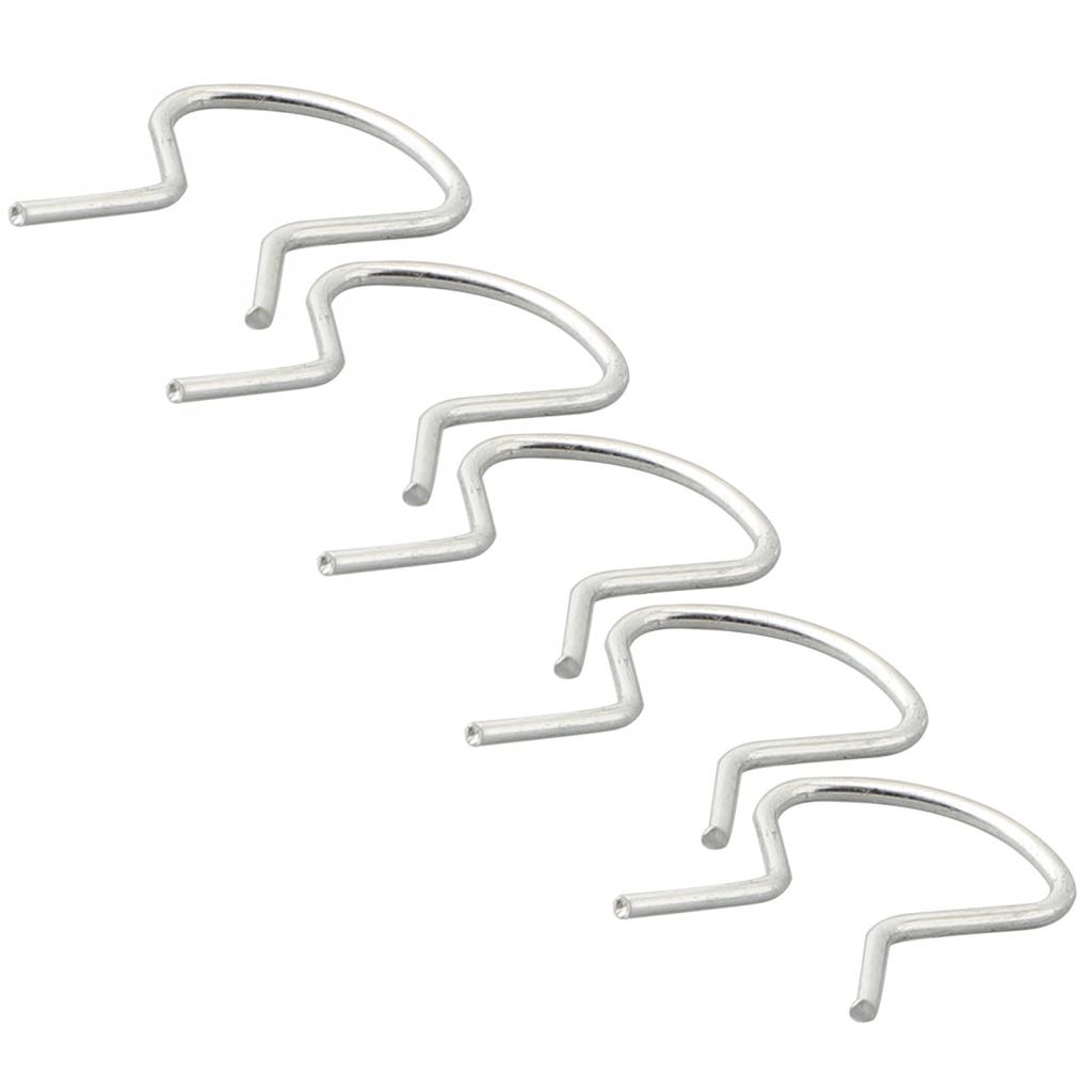 Crank Retainer Door Handle Wind Horseshoe Clip Set Sliver