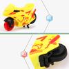 5Pcs Motorcycle Model Toys Inertia Drive Forward Mini Multicolored Battery-Free Interactive Toys Collectible Children Pull Back Cartoon Toy Vehicles