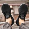 New Men'S Black White Elevator Shoes 6/8/10cm Height Increasing Casual Breathable Comfortable Non-Slip Walking Sneakers For Men