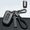Carbon Car Remote Key Case Cover For Kia Cadenza K7 Carens Borrego Optima Picanto Morning Proceed Shuma Mohave Opirus 2009-2014