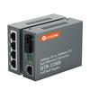 netLINK 100Mbps Single-Mode Fiber Optic Transceiver Pair