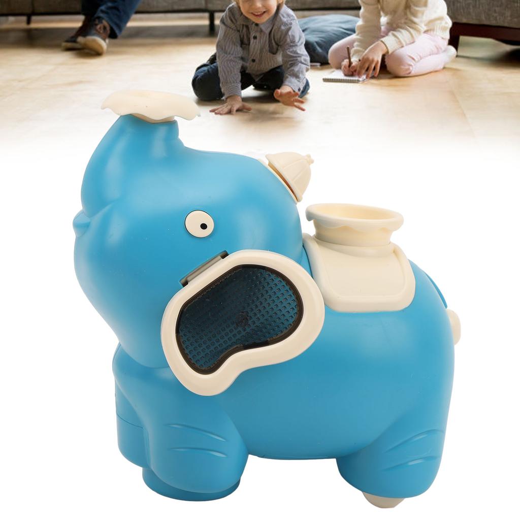 Elephant Blowing Spray Fog Toy with Music Light Tummy Time Interactive Battery Powered Baby Elephant Toy