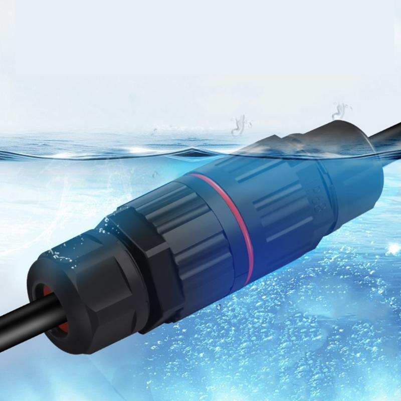 Waterproof Joint Wire Quick Connection Connector 2/3Pin Solderless LED Lamp Wiring Outdoor Rainproof Terminals Enduring