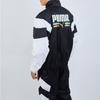 Puma Metallic Gold Embossed Regular Zip-Up Jacket Men Jackets Black 597610-01
