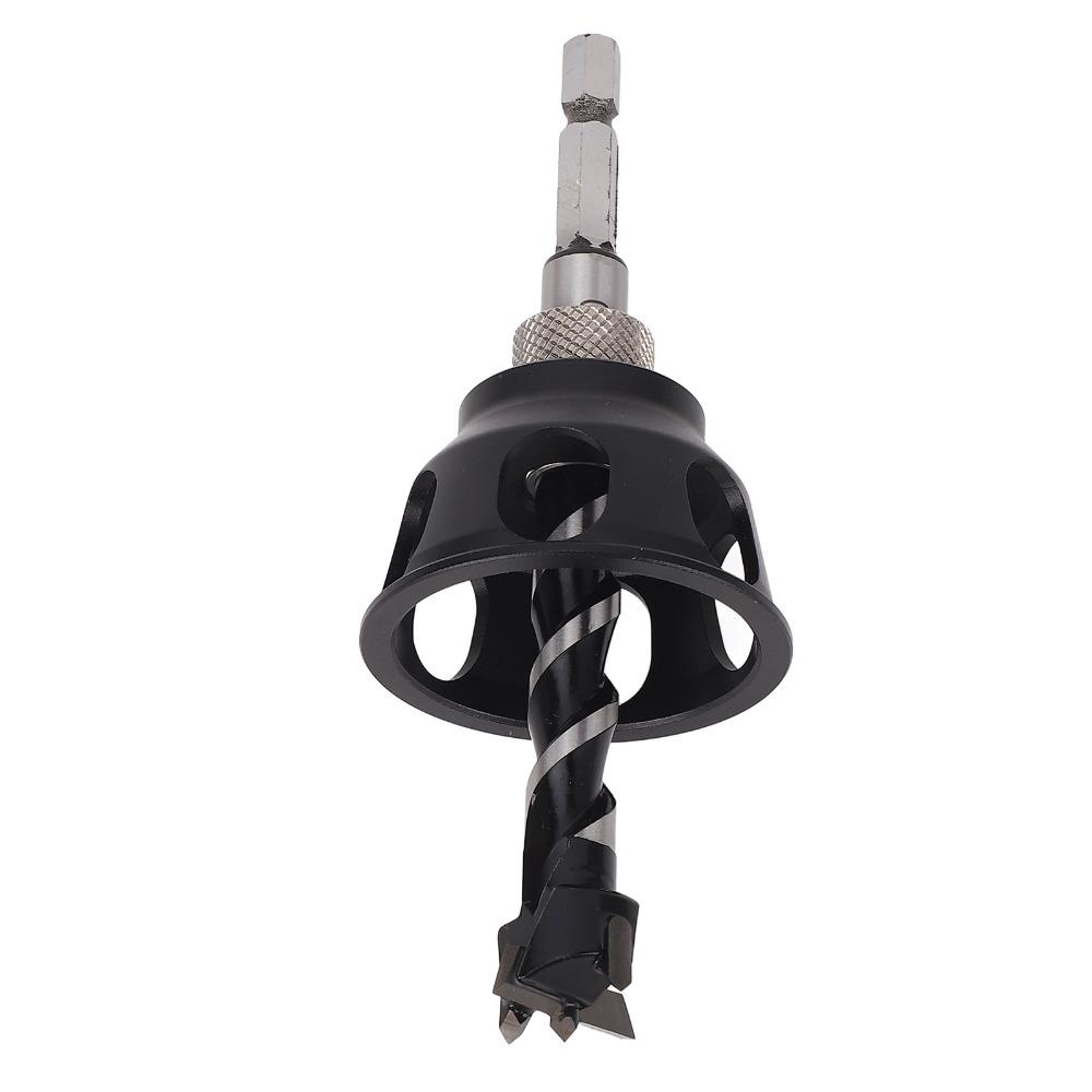 20mm Size Vertical Drill Guide Ergonomic Handle Straight Hole Drilling Fixture  For Bench Use