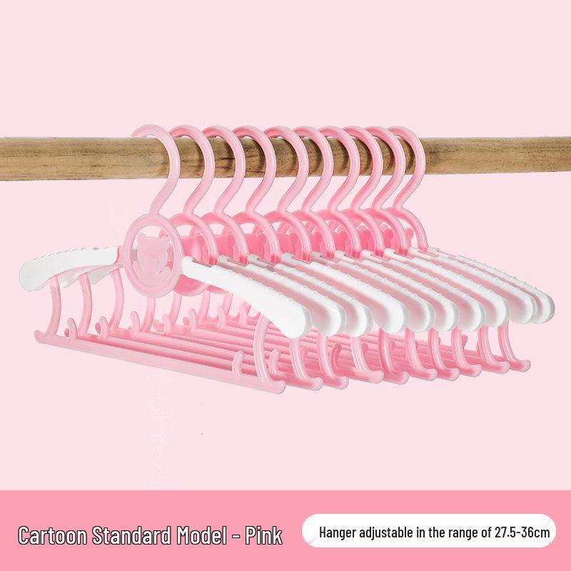 Nordic Style Seamless Plastic Hangers for Infants, Toddlers, and Children's Clothing & Pants