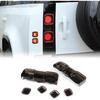 Tail Light Lamp Guard Covers Compatible with Rover Defender 110 2020 2021 2022 2023, Smoked Tinted Light Cover Trim Accessories ABS Material,
