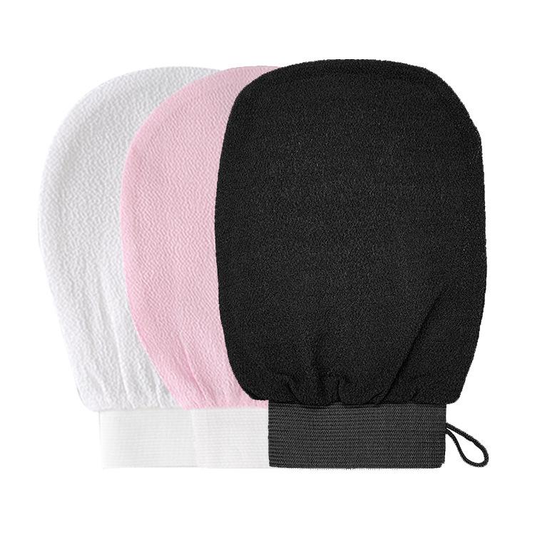Multicolor Exfoliating Washcloth & Glove Set: Double-Sided, Single Layer, Massage & Back Scrubber.