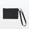 Muji Polyester Card Case Black 8x12cm Compact Durable Storage Solution