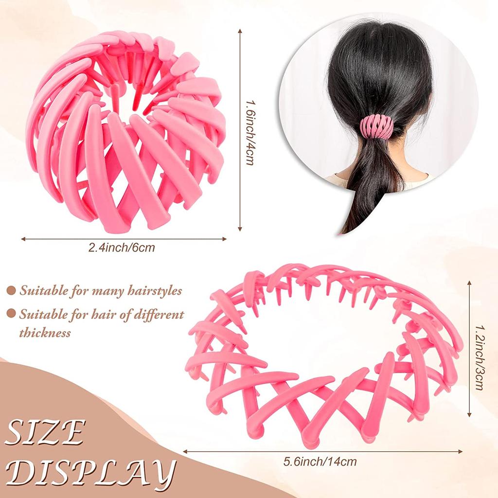 Cheap 4 pcs Birds Nest Hair Clip Matte Bird Nest Shaped Hair Holder