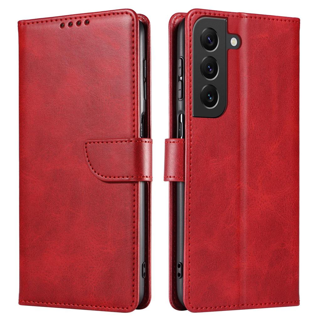 Samsung S24 Plus Leather Case: A15, A54 5G, A14, A35 Flip Cover with Magnetic Suction for Enhanced Protection.