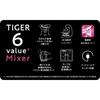 Tiger Thermos (TIGER) Mixer 400ml Mixer Juicer Smoothie Cup/Lid Dishwasher Safe Silky White SKR-W400WS
