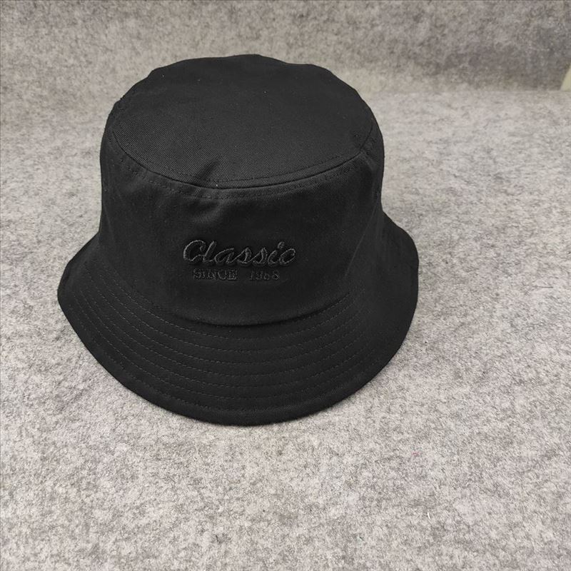 Letter Embroidery Big Head Circumference Men's Hat Casual Fashion Simple Bucket Hat Basin Hat Women's Hat Trendy Women's Hat