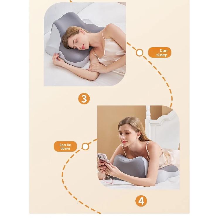 Multi Functional Wedge-shaped Pillow Mobile Phone Pillow Cervical Protection Pillow Nap Pillow Headboard Cushion Massage