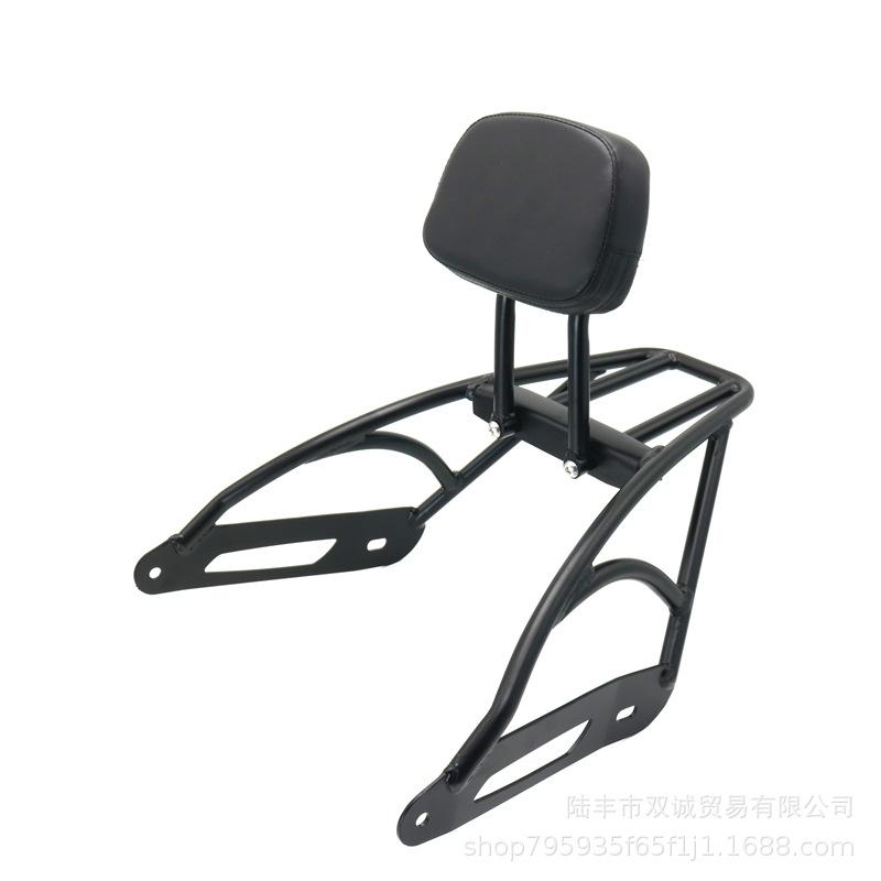 Qianjiang Flash 300S Rear Backrest and Tail Rack in Harley Style