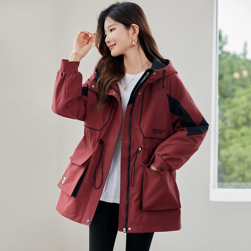 TERRE BLEUE Women's Plush Lined Padded Winter Jacket