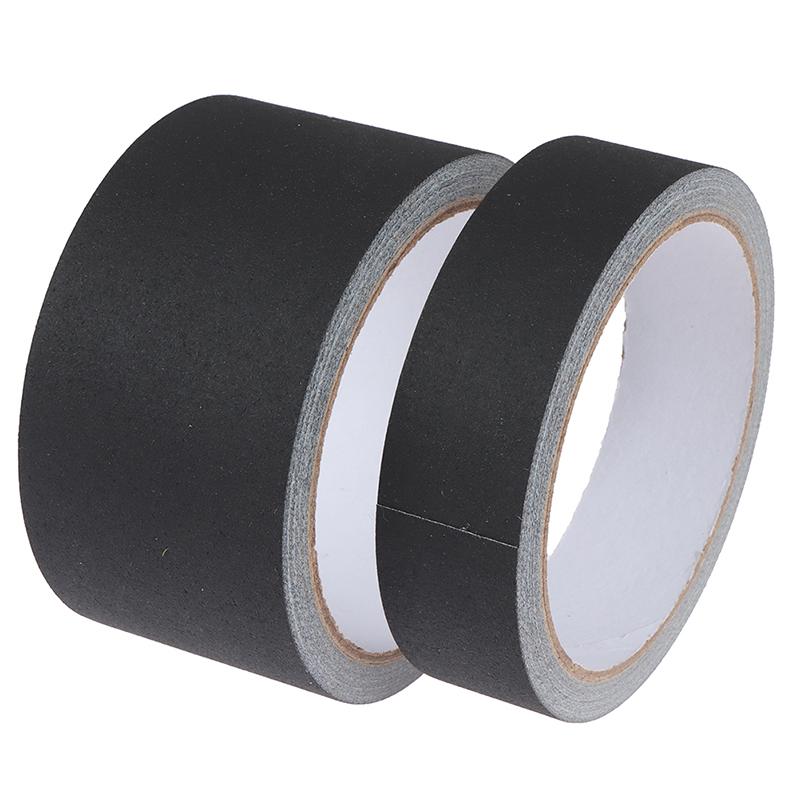 Black Gaffer Tape No Residue Non-Reflective Easy Tear Book Repair Tape Matte