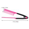 Flat Comb Straightening Comb Salon Hair Brush Combs Hairdressing Styling Hair Straightener V shaped Straight Comb Straightener Premium Quality