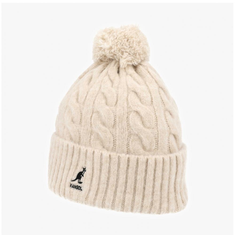 Kangol Cable Knit Pom Pom Beanie K4460sm Beige