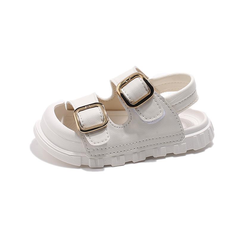 2026New Summer Children s Shoes Boys Soft Sole Sandals Girls Breathable Sandals Sports Shoes Fashionable Baby Shoes 21Inner Length13.5cm бежевый