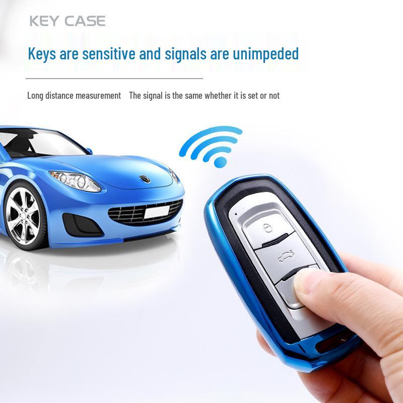 Geely Car Key Case for Emgrand GS, S1, Boyue, X3, Vision X6, King Kong X1, Borui - Half-Pack Shell