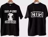 Nine Inch Nails Retro Classic Style 2 Side Band Rock Black Unisex T-shirt