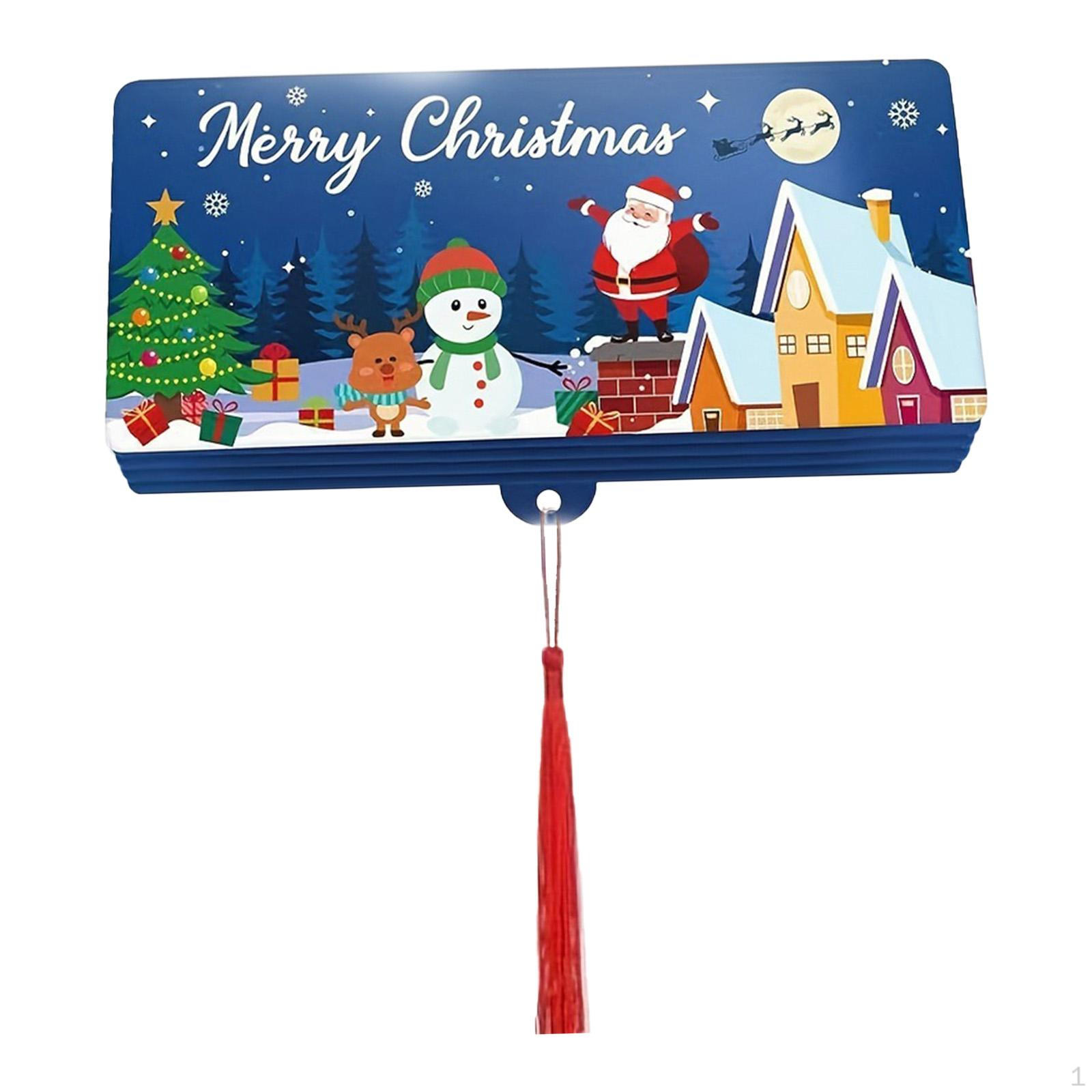 

Рождественский конверт для денег для Счастливого Рождества, принадлежности, держатель для карточек, с 10 слотами, для синий