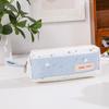 Large Capacity Pencil Case Canvas Stationery Storage Bag Cute Pen Pouch
