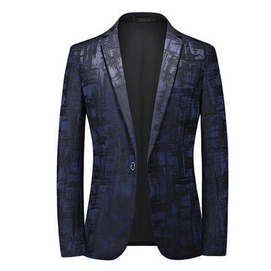 Chaqueta de Traje Slim Casual de Negocios para Hombre Otoño 2022