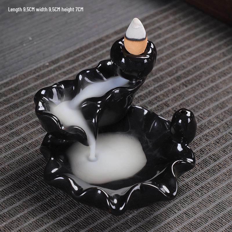 Buddha Hand Ceramic Backflow Incense Burner Aromatherapy Ornament