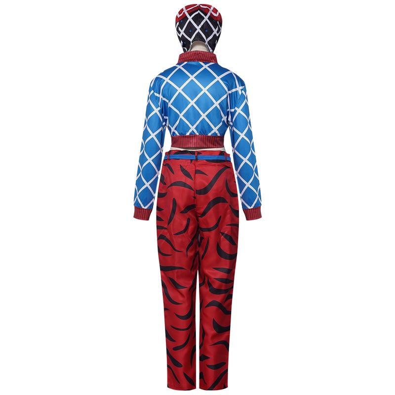 Jojo Guido Mista Cosplay Bizarre Adventure Guido Kostüm Halloween Uniform Oberteil Hose Anime Karneval Party Anzüge Outfits