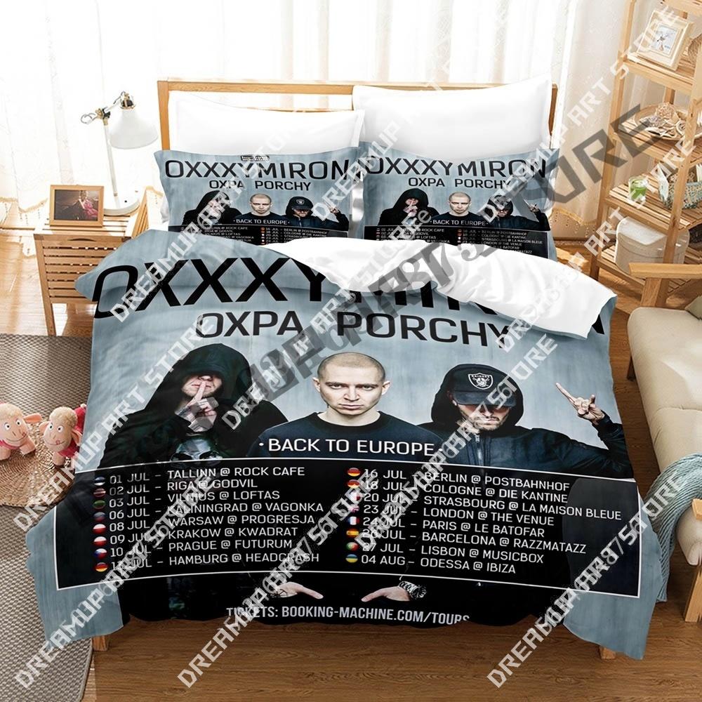 3D Print Oxxxymiron Bedding Set Boys Girl Twin Queen King Size Duvet Cover Pillowcase Bed boys Adult Home Textiles