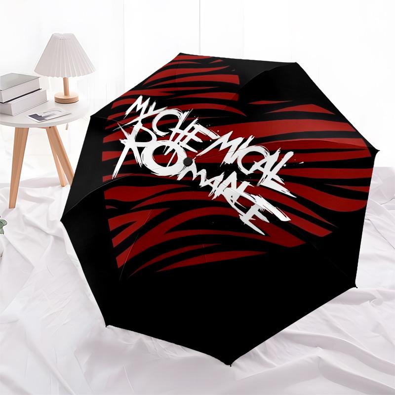 1pc My Chemical Romance Heart Logo Suitable for All Seasons UmbrellaFP155