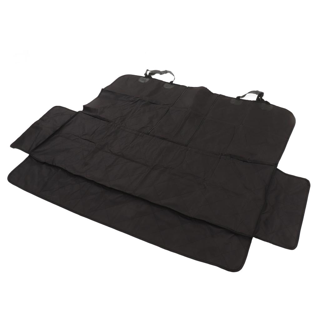 Hunde-Autositzbezug, weich, wasserdicht, Oxford-Stoff, atmungsaktiv, faltbar, für die Rücksitzbank des Autos für Haustiere