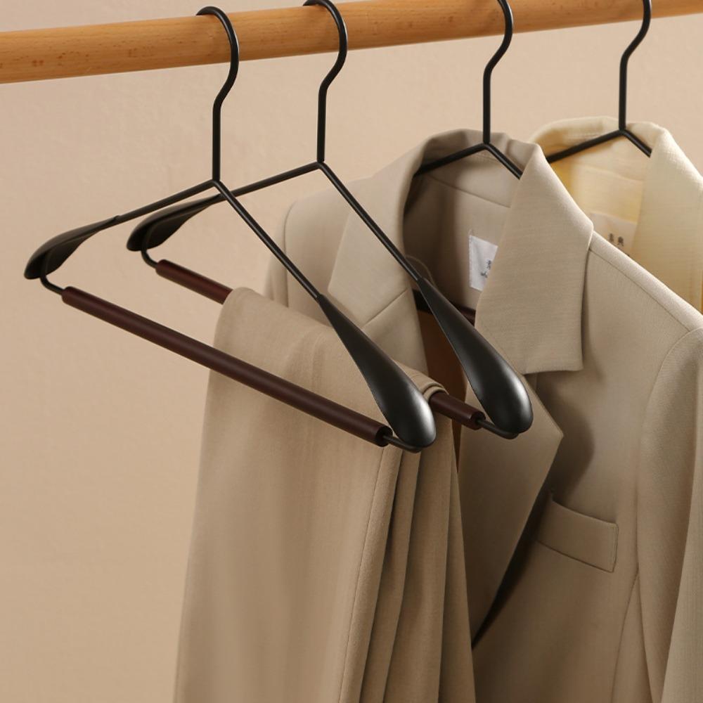 3PCS Vintage Ironwork Clothes Hanger Thickened Anti Slip Hanger Wide Shoulder Hanger  Household Use