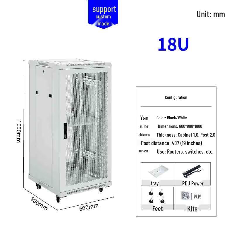 

Xingguan 18U Wall-Mount Network Cabinet