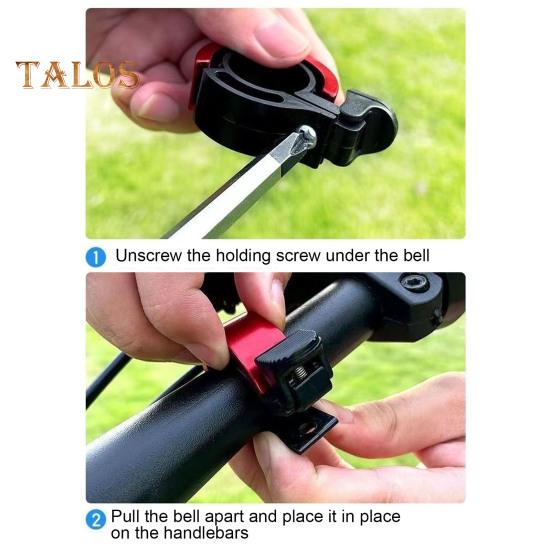 Bicycle Bell Lightweight 90dB Crisp Loud Sound Universal MTB Road Mountain Folding Bicycle Handlebar Alarm Bell Bike Accessories